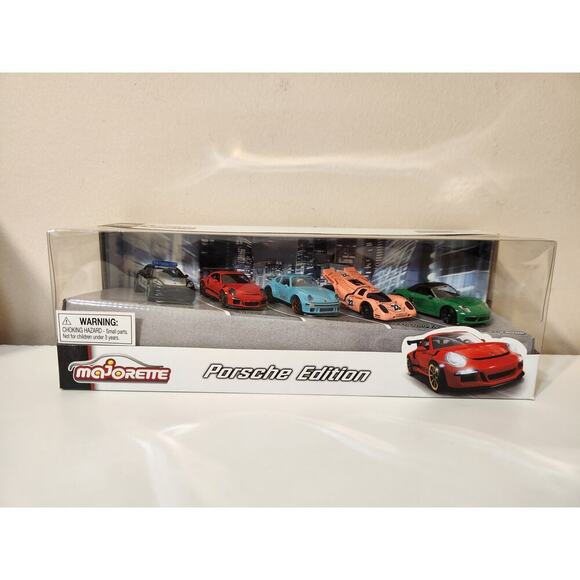 Majorette Porsche Edition 5-pack 917 911 GT3 RS 934 718 Panamera RARE NEW!